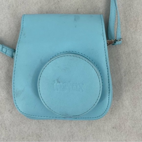 FUJI MINI 9 Groovy Case Ice Blue Instax shoulder Strap - Picture 3 of 10